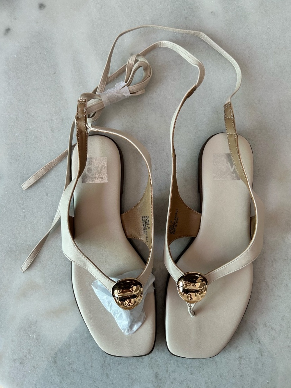 DV by Dolce Vita Markly Ankle Wrap Thong Sandal